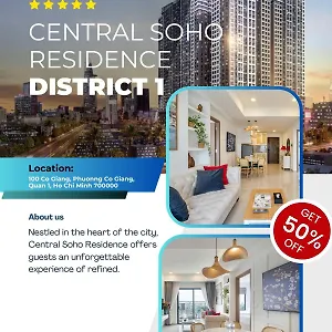Central Soho - District 1 , Ciudad Ho Chi Minh (Saigón) Vietnam